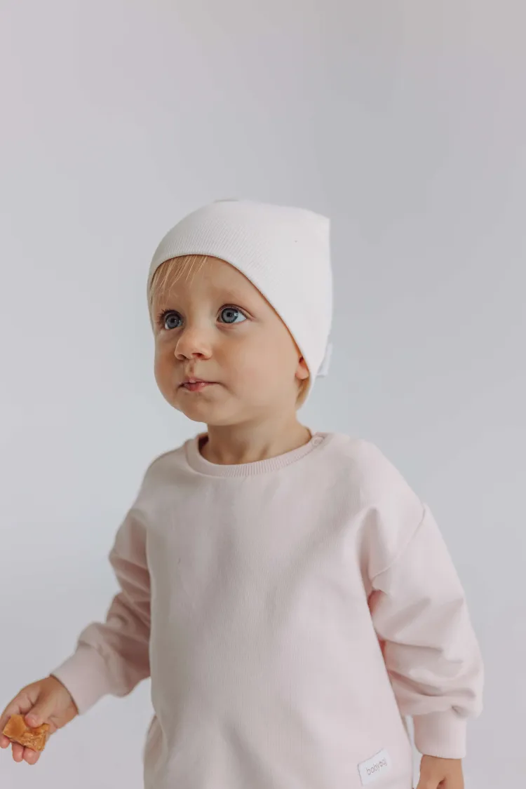 Czapka i komin - Ecru